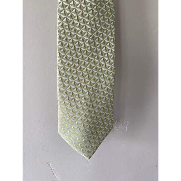 Missionary Mall Mens Green Tie - Picture 3 of 4
